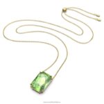 tisícročia prívesok osemhranný výbrus, zelený, pozlátený B8ZNT238 Swarovski šperky - Image 3
