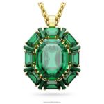 tisícročia prívesok zmiešané strihy, zelené, pozlátené B8ZNT164 Swarovski šperky
