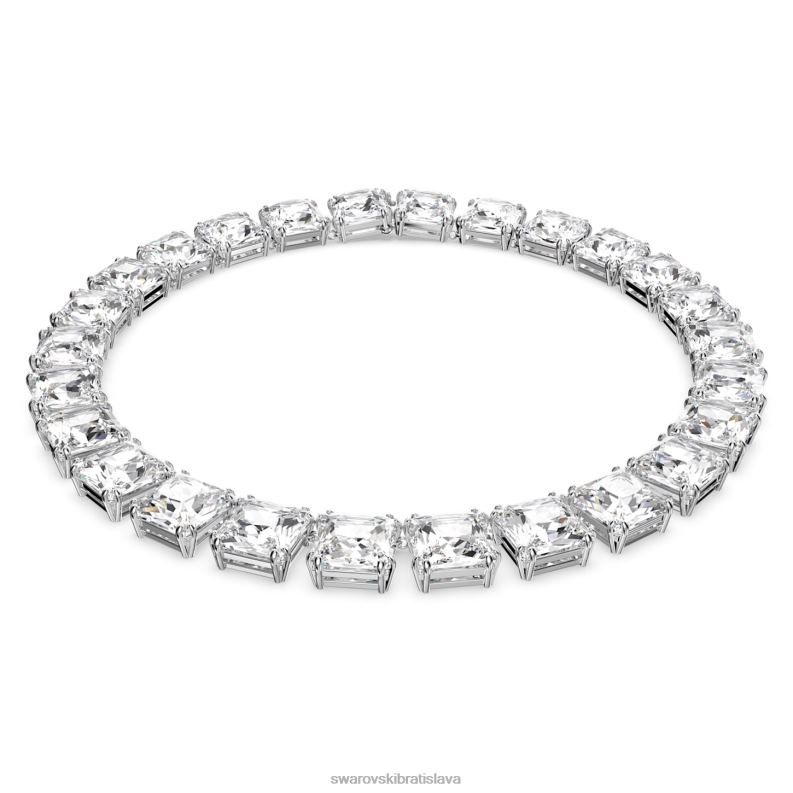 tisicrocny_nahrdelnik_hranaty_rez_biela_rhodiovana_b8znt50_swarovski_sperky.jpg tisícročný náhrdelník hranatý rez, biela, rhodiovaná B8ZNT50 Swarovski šperky - Image 1
