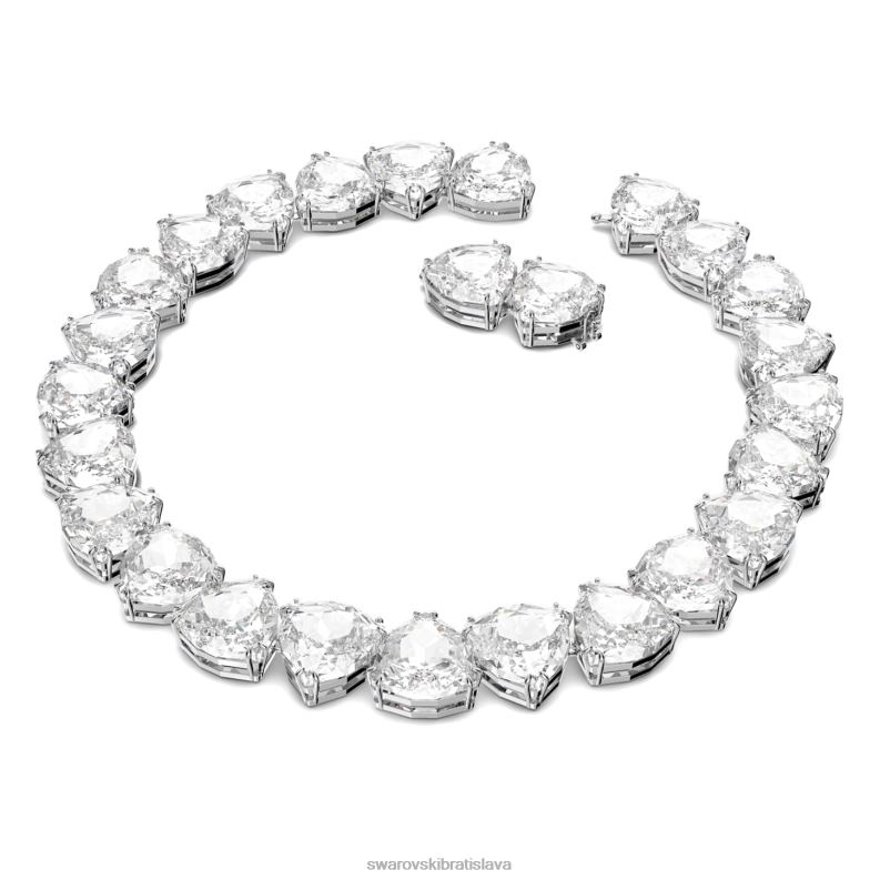 tisícročný náhrdelník nadrozmerné kryštály, triliantový brus, biele, rhodiované B8ZNT86 Swarovski šperky - Image 3