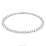 tisícročný náhrdelník triliantový výbrus, biely, rhodiovaný B8ZNT137 Swarovski šperky