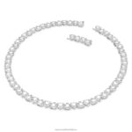 tisícročný náhrdelník triliantový výbrus, biely, rhodiovaný B8ZNT137 Swarovski šperky - Image 3