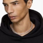 tisícročný náhrdelník triliantový výbrus, biely, rhodiovaný B8ZNT137 Swarovski šperky - Image 5