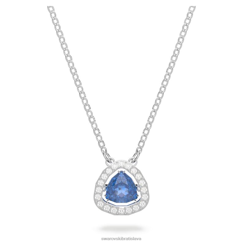 tisicrocny_nahrdelnik_triliantovy_vybrus_modry_rhodiovany_b8znt57_swarovski_sperky.jpg tisícročný náhrdelník triliantový výbrus, modrý, rhodiovaný B8ZNT57 Swarovski šperky - Image 1