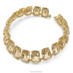 tlmič harmónie nadrozmerné plávajúce kryštály, zlatý tón, pozlátené B8ZNT360 Swarovski šperky - Image 3