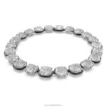 tlmič harmónie vankúšový strih, biela, povrchová úprava zmiešaný kov B8ZNT346 Swarovski šperky