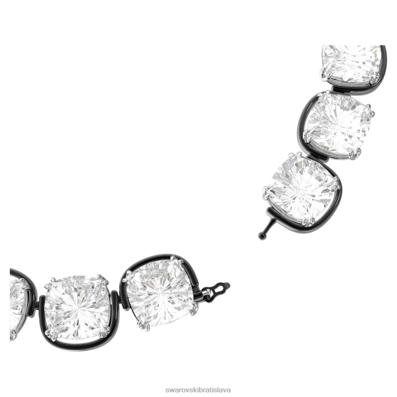 tlmič harmónie vankúšový strih, biela, povrchová úprava zmiešaný kov B8ZNT346 Swarovski šperky - Image 4