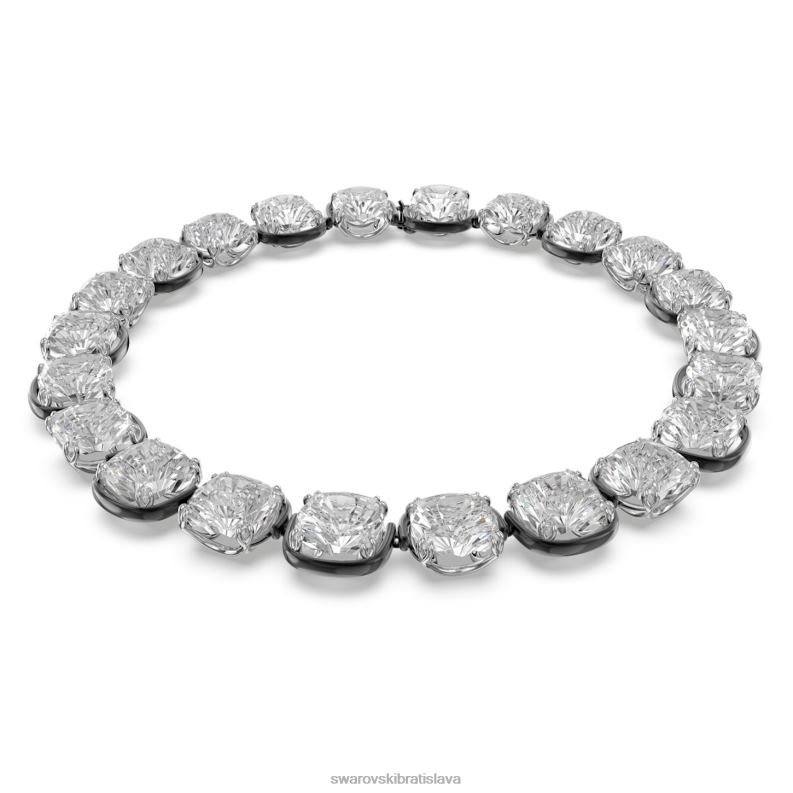 tlmič harmónie vankúšový strih, biela, povrchová úprava zmiešaný kov B8ZNT346 Swarovski šperky - Image 1