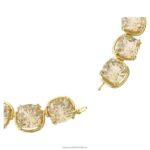 tlmič harmónie vankúšový strih, zlatý tón, pozlátený B8ZNT343 Swarovski šperky - Image 4