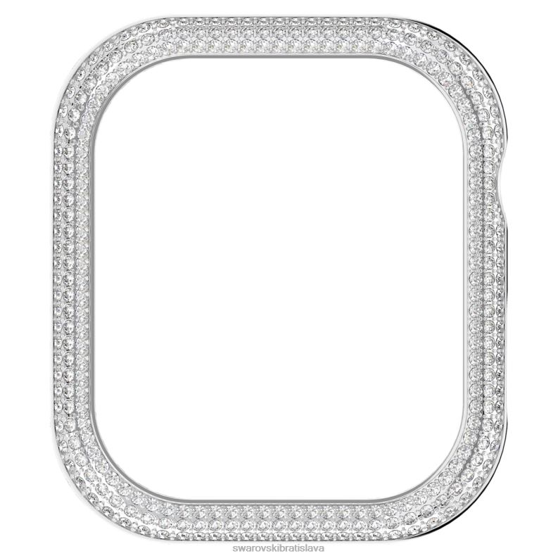 trblietavé puzdro kompatibilné s hodinkami Apple Watch strieborný tón B8ZNT1415 Swarovski príslušenstvo - Image 2