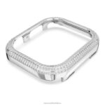 trblietavé puzdro kompatibilné s hodinkami Apple Watch strieborný tón B8ZNT1415 Swarovski príslušenstvo - Image 4