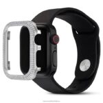 trblietavé puzdro kompatibilné s hodinkami Apple Watch strieborný tón B8ZNT1417 Swarovski príslušenstvo - Image 4