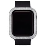 trblietavé puzdro kompatibilné s hodinkami Apple Watch strieborný tón B8ZNT1417 Swarovski príslušenstvo - Image 5