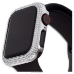 trblietavé puzdro kompatibilné s hodinkami Apple Watch strieborný tón B8ZNT1417 Swarovski príslušenstvo - Image 6