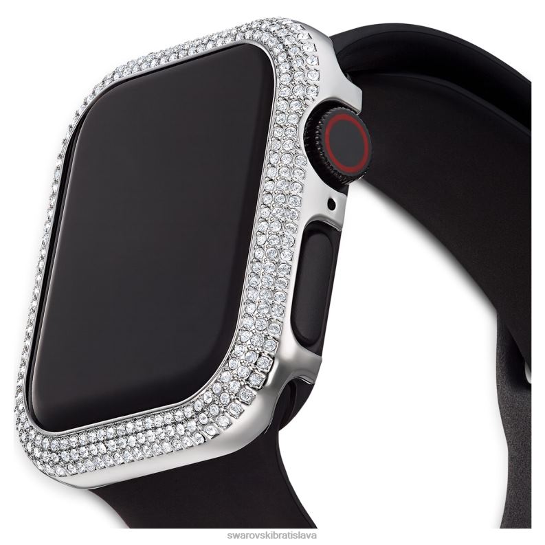 trblietavé puzdro kompatibilné s hodinkami Apple Watch strieborný tón B8ZNT1417 Swarovski príslušenstvo - Image 6