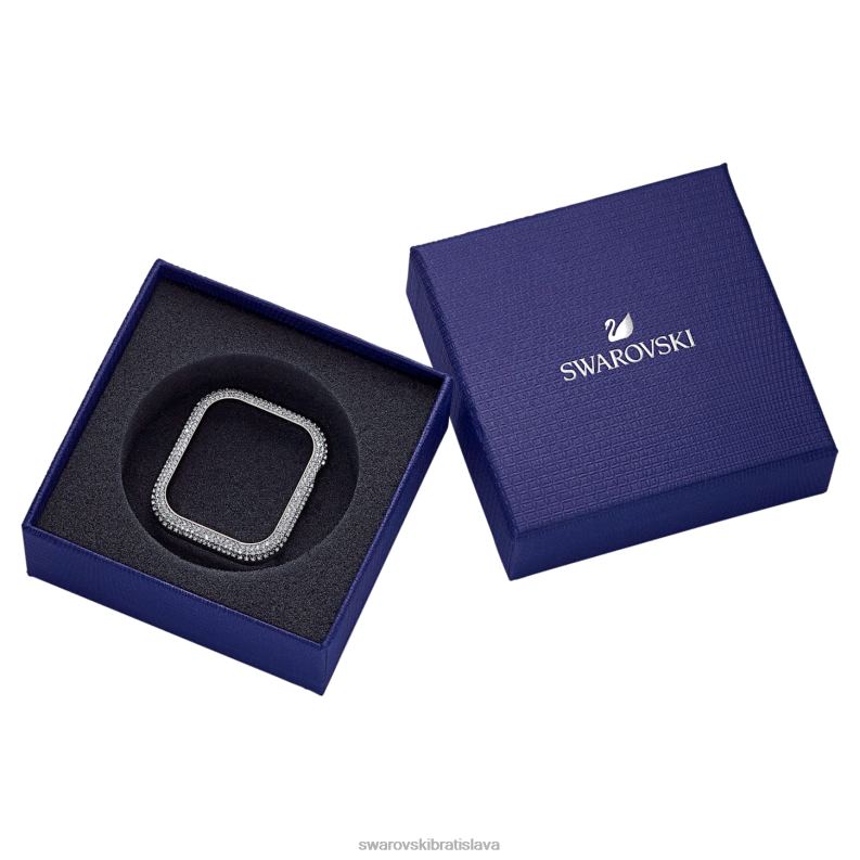 trblietavé puzdro kompatibilné s hodinkami Apple Watch strieborný tón B8ZNT1417 Swarovski príslušenstvo - Image 7