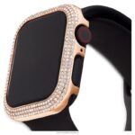 trblietavé puzdro kompatibilné s hodinkami Apple Watch tón ružového zlata B8ZNT1418 Swarovski príslušenstvo - Image 6