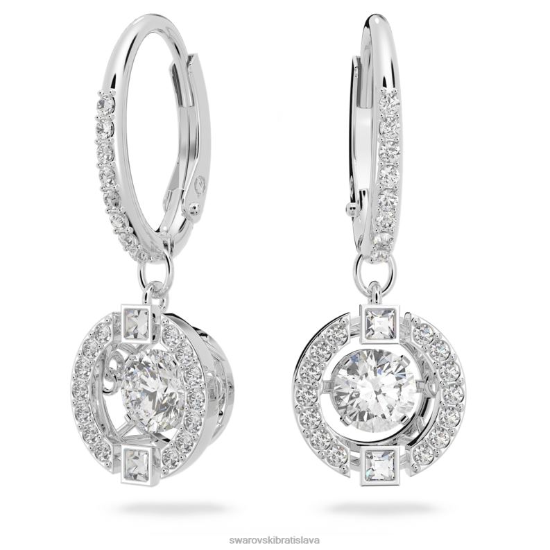 trblietave_tanecne_nausnice_okruhly_vybrus_biely_rhodiovany_b8znt768_swarovski_sperky.jpg trblietavé tanečné náušnice okrúhly výbrus, biely, rhodiovaný B8ZNT768 Swarovski šperky - Image 1