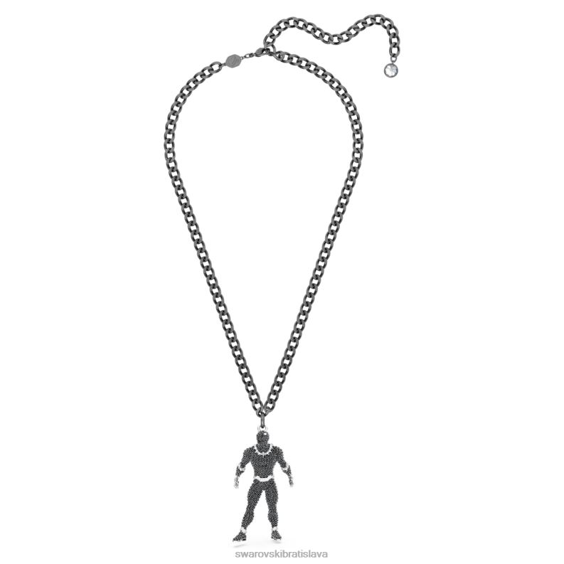 úžasný náhrdelník čierneho pantera čierny panter, čierny, ruténiový B8ZNT253 Swarovski šperky - Image 3