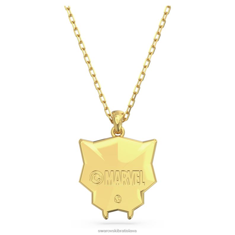 úžasný prívesok čierny panter čierny panter, fialový, pozlátený B8ZNT255 Swarovski šperky - Image 4