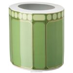 váza signum porcelán, zelená B8ZNT1784 Swarovski dekorácie - Image 3