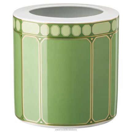 váza signum porcelán, zelená B8ZNT1784 Swarovski dekorácie