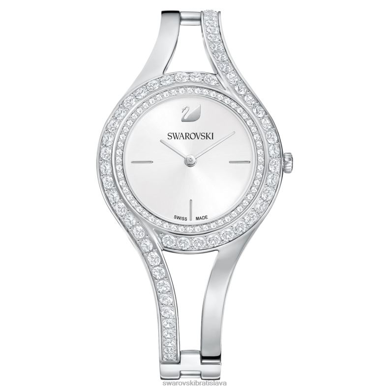 večné hodinky švajčiarska výroba, kovový náramok, strieborný tón, nehrdzavejúca oceľ B8ZNT1220 Swarovski príslušenstvo - Image 3