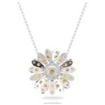 večný kvetinový prívesok kvet, žltý, rhodiovaný B8ZNT310 Swarovski šperky - Image 6