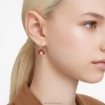 visiace náušnice idyllia lienka, červená, pozlátená B8ZNT826 Swarovski šperky - Image 2