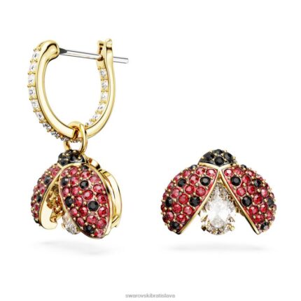 visiace náušnice idyllia lienka, červená, pozlátená B8ZNT826 Swarovski šperky