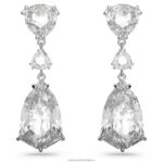 visiace náušnice mesmera zmiešané rezy, biele, rhodiované B8ZNT755 Swarovski šperky