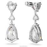 visiace náušnice mesmera zmiešané rezy, biele, rhodiované B8ZNT755 Swarovski šperky - Image 5