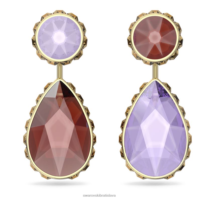 visiace_nausnice_orbita_asymetricky_dizajn_padaci_strih_viacfarebny_pozlateny_b8znt795_swarovski_sperky.jpg visiace náušnice orbita asymetrický dizajn, padací strih, viacfarebný, pozlátený B8ZNT795 Swarovski šperky - Image 1