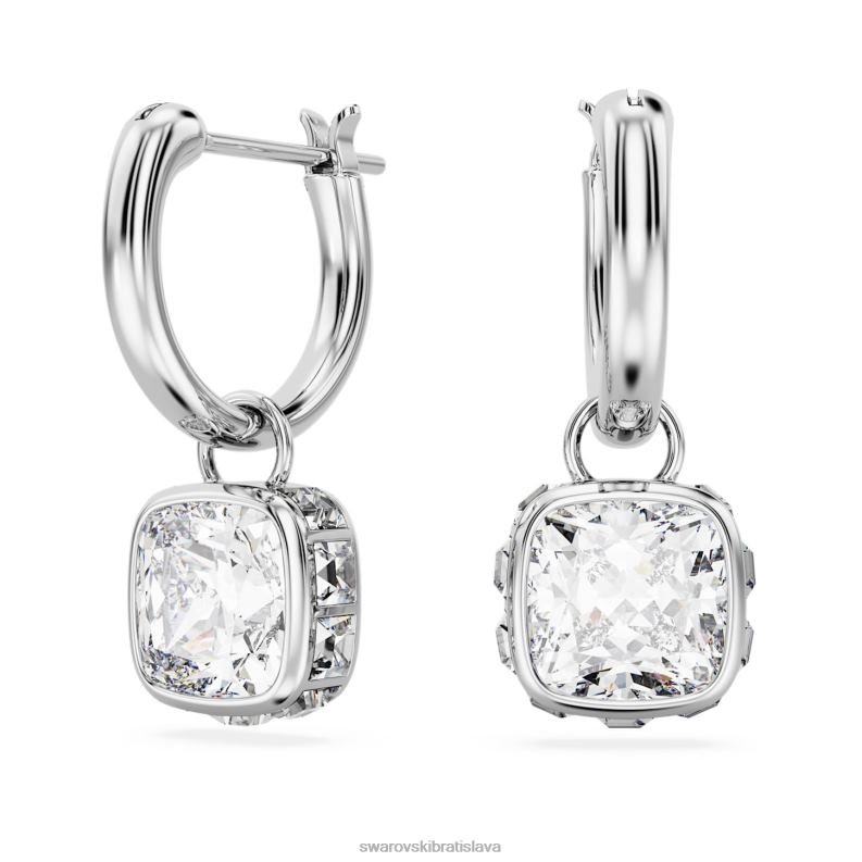 visiace_nausnice_stilla_hranaty_rez_biela_rhodiovana_b8znt832_swarovski_sperky.jpg visiace náušnice stilla hranatý rez, biela, rhodiovaná B8ZNT832 Swarovski šperky - Image 1
