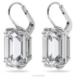 visiace náušnice tisícročia osemhranný výbrus, biely, rhodiovaný B8ZNT759 Swarovski šperky - Image 4