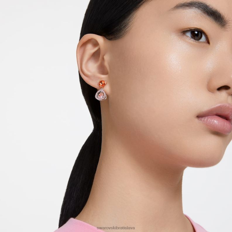 visiace náušnice tisícročia triliantový strih, viacfarebný, povrchová úprava zmiešaný kov B8ZNT840 Swarovski šperky - Image 2
