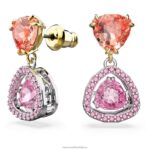 visiace náušnice tisícročia triliantový strih, viacfarebný, povrchová úprava zmiešaný kov B8ZNT840 Swarovski šperky - Image 3