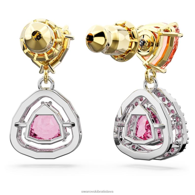 visiace náušnice tisícročia triliantový strih, viacfarebný, povrchová úprava zmiešaný kov B8ZNT840 Swarovski šperky - Image 5