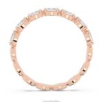 vittore prsteň markýzový strih, biela, pozlátená ružovým zlatom B8ZNT1008 Swarovski šperky - Image 5