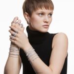 vittore prsteň obdĺžnikový rez, biela, rhodiovaná B8ZNT998 Swarovski šperky - Image 6