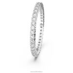 vittore prsteň okrúhly výbrus, biely, rhodiovaný B8ZNT1001 Swarovski šperky - Image 4
