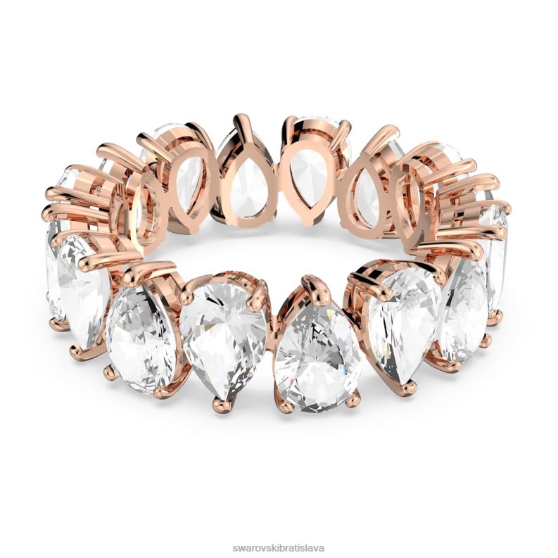 vittore_prsten_padaci_vybrus_biely_pozlateny_ruzovym_zlatom_b8znt1007_swarovski_sperky.jpg vittore prsteň padací výbrus, biely, pozlátený ružovým zlatom B8ZNT1007 Swarovski šperky - Image 1
