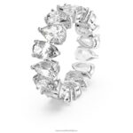 vittore prsteň zápustkový výbrus, biely, rhodiovaný B8ZNT997 Swarovski šperky - Image 3