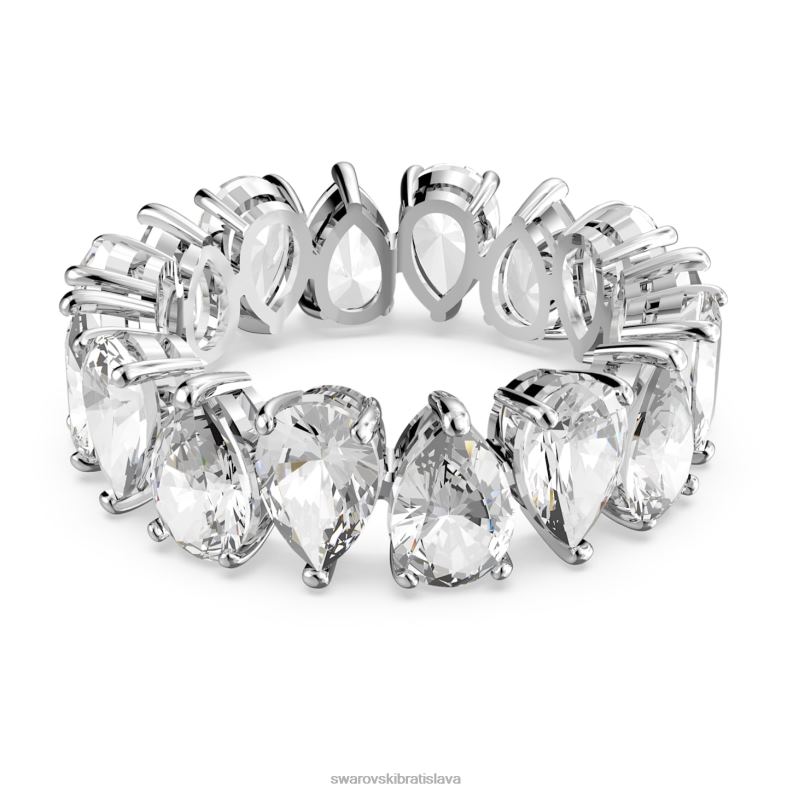 vittore_prsten_zapustkovy_vybrus_biely_rhodiovany_b8znt997_swarovski_sperky.jpg vittore prsteň zápustkový výbrus, biely, rhodiovaný B8ZNT997 Swarovski šperky - Image 1