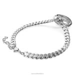 volta tlmivka srdce, biele, rhodiované B8ZNT369 Swarovski šperky - Image 5
