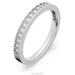vzácny prsteň biela, rhodiovaná B8ZNT1006 Swarovski šperky - Image 3