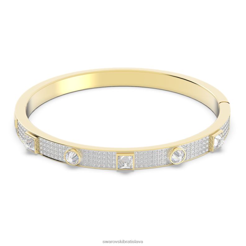 vzrusujuci_naramok_zmiesane_rezy_dlazba_biela_pozlatena_b8znt628_swarovski_sperky.jpg vzrušujúci náramok zmiešané rezy, dlažba, biela, pozlátená B8ZNT628 Swarovski šperky - Image 1