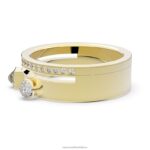 vzrušujúci prsteň zmiešané strihy, biele, pozlátené B8ZNT1019 Swarovski šperky - Image 4