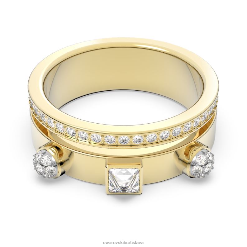 vzrusujuci_prsten_zmiesane_strihy_biele_pozlatene_b8znt1019_swarovski_sperky.jpg vzrušujúci prsteň zmiešané strihy, biele, pozlátené B8ZNT1019 Swarovski šperky - Image 1