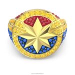 zázračný kapitán zázračný prsteň viacfarebné, pozlátené B8ZNT1089 Swarovski šperky